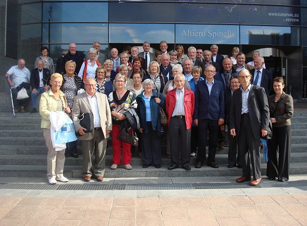groepsfoto voor het Europees parlement